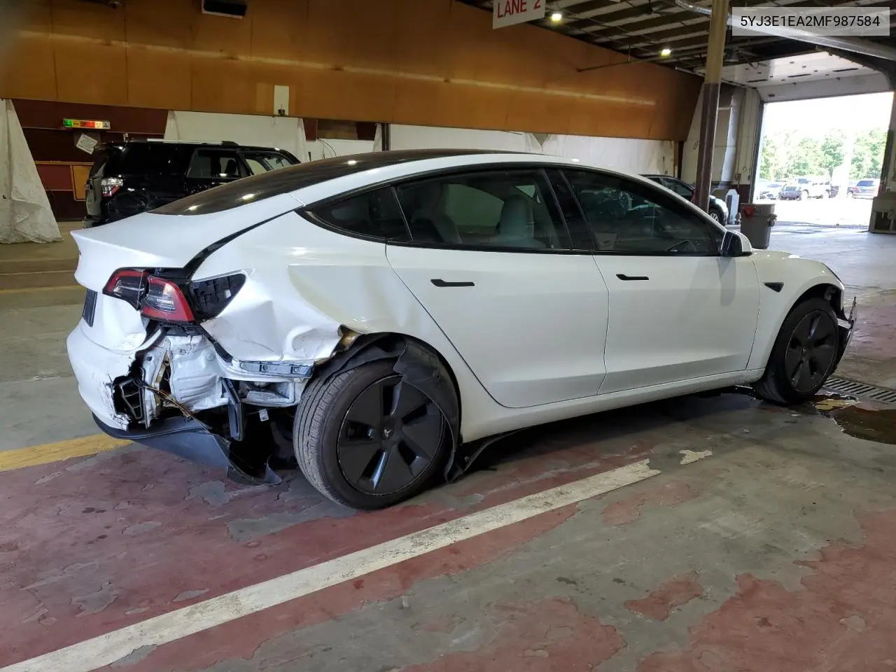 2021 Tesla Model 3 VIN: 5YJ3E1EA2MF987584 Lot: 63788005