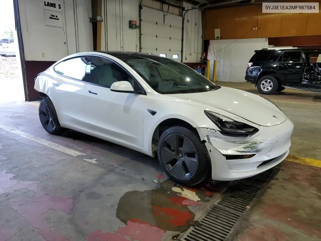 2021 Tesla Model 3 VIN: 5YJ3E1EA2MF987584 Lot: 63788005