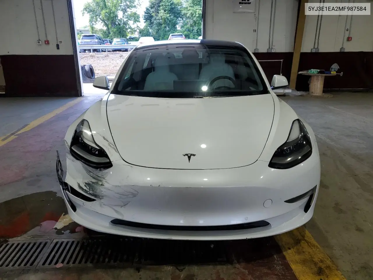 2021 Tesla Model 3 VIN: 5YJ3E1EA2MF987584 Lot: 63788005