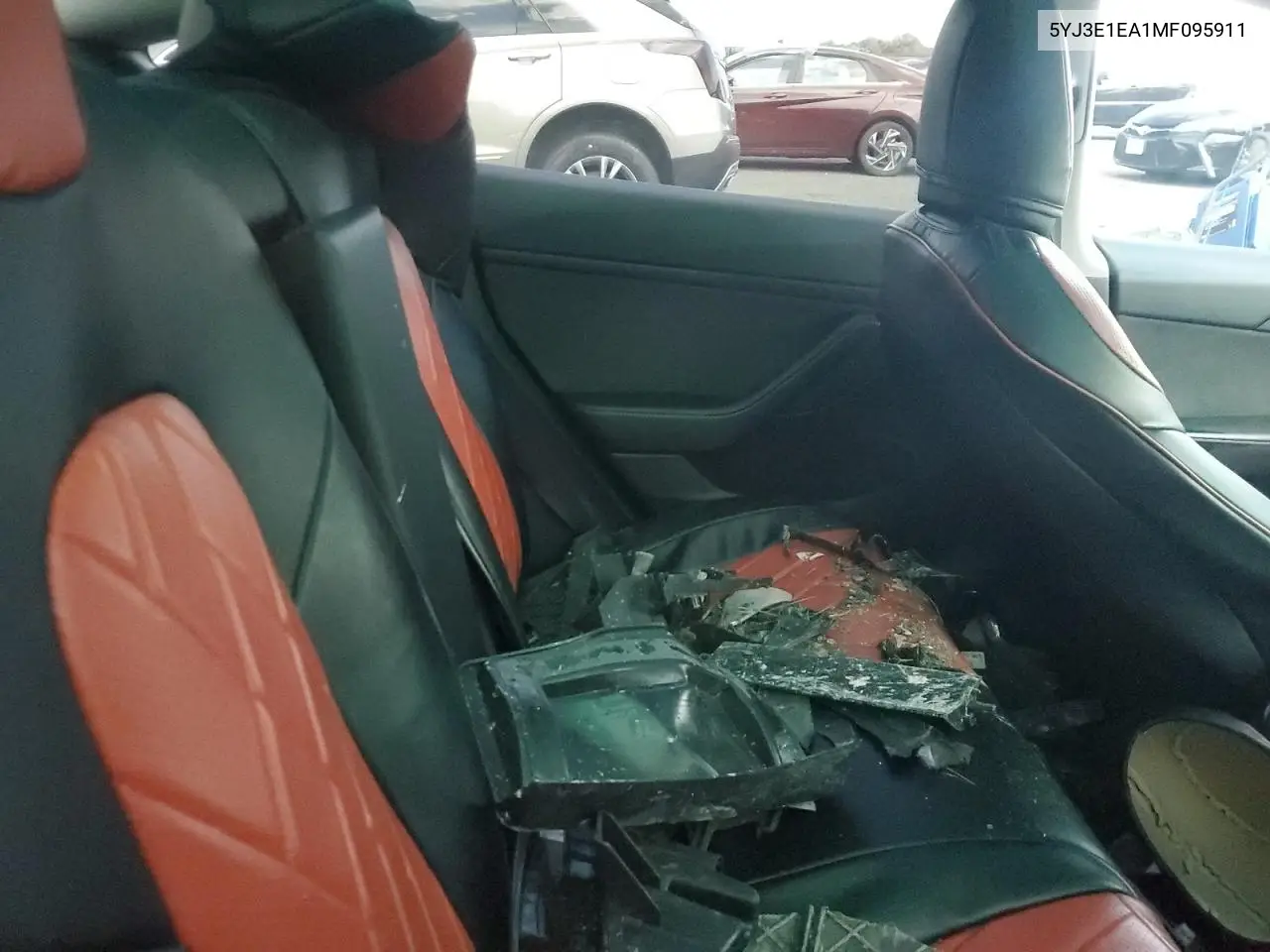2021 Tesla Model 3 VIN: 5YJ3E1EA1MF095911 Lot: 63973795