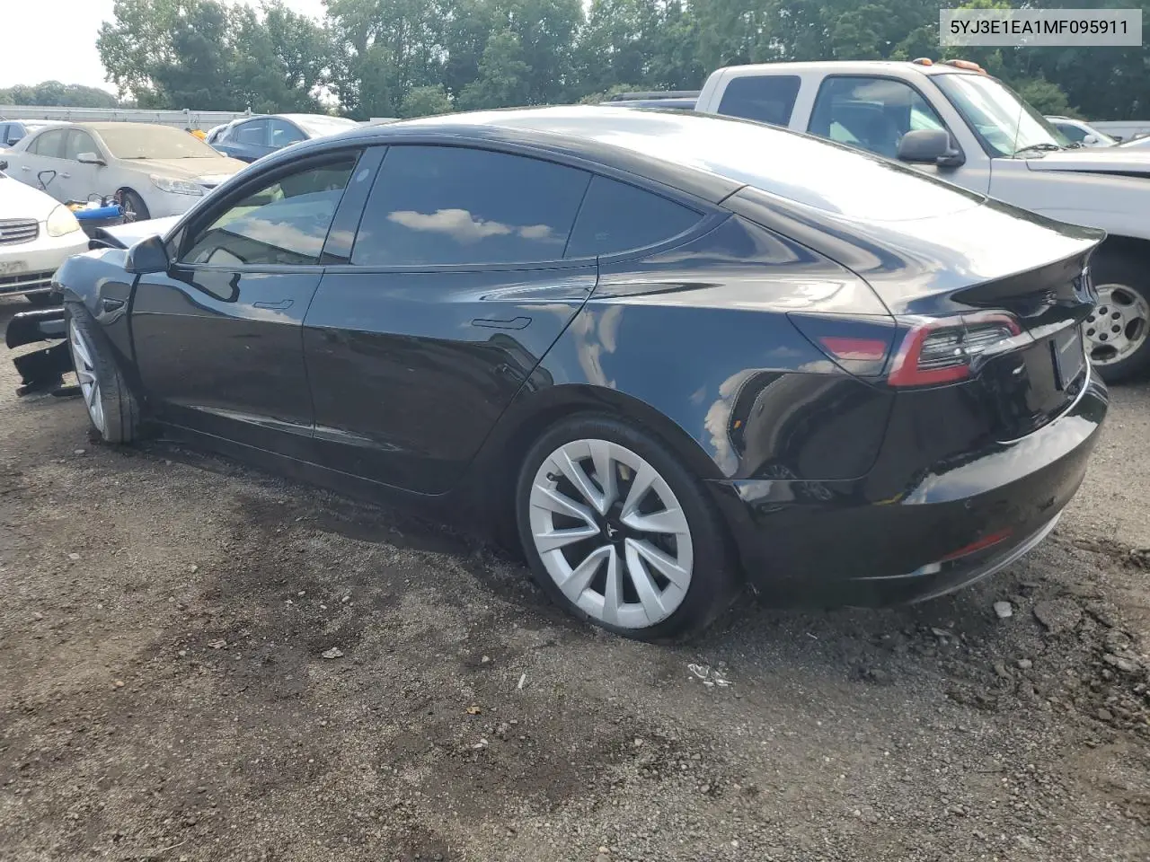 2021 Tesla Model 3 VIN: 5YJ3E1EA1MF095911 Lot: 63973795