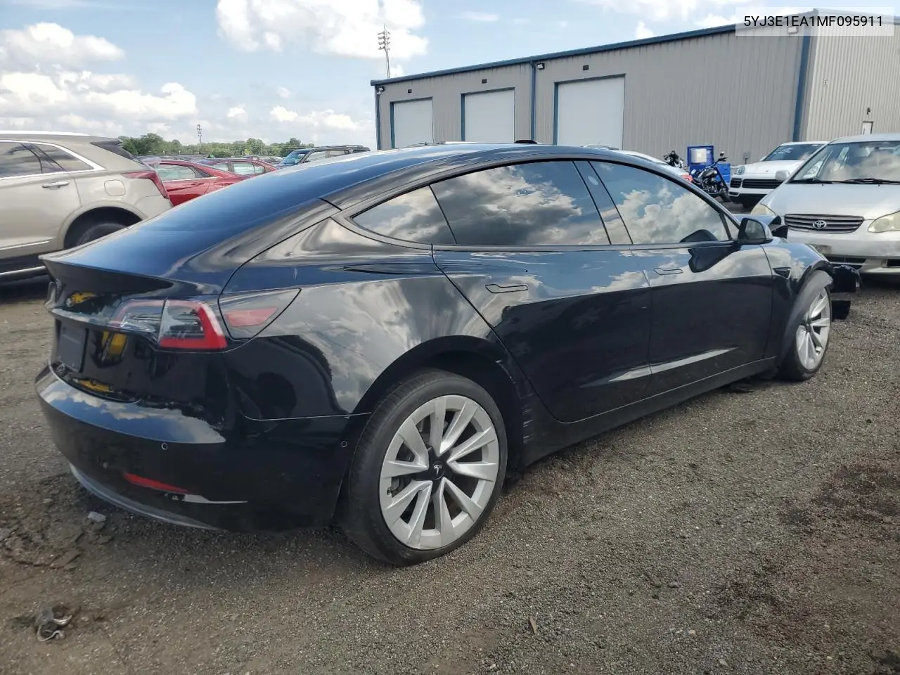 2021 Tesla Model 3 VIN: 5YJ3E1EA1MF095911 Lot: 63973795