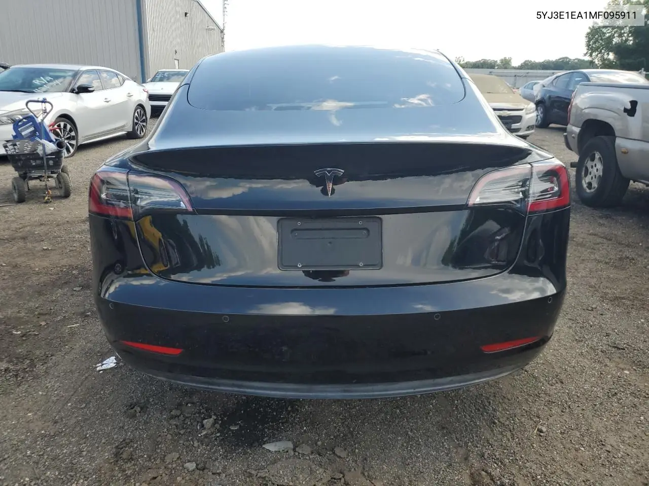 2021 Tesla Model 3 VIN: 5YJ3E1EA1MF095911 Lot: 63973795