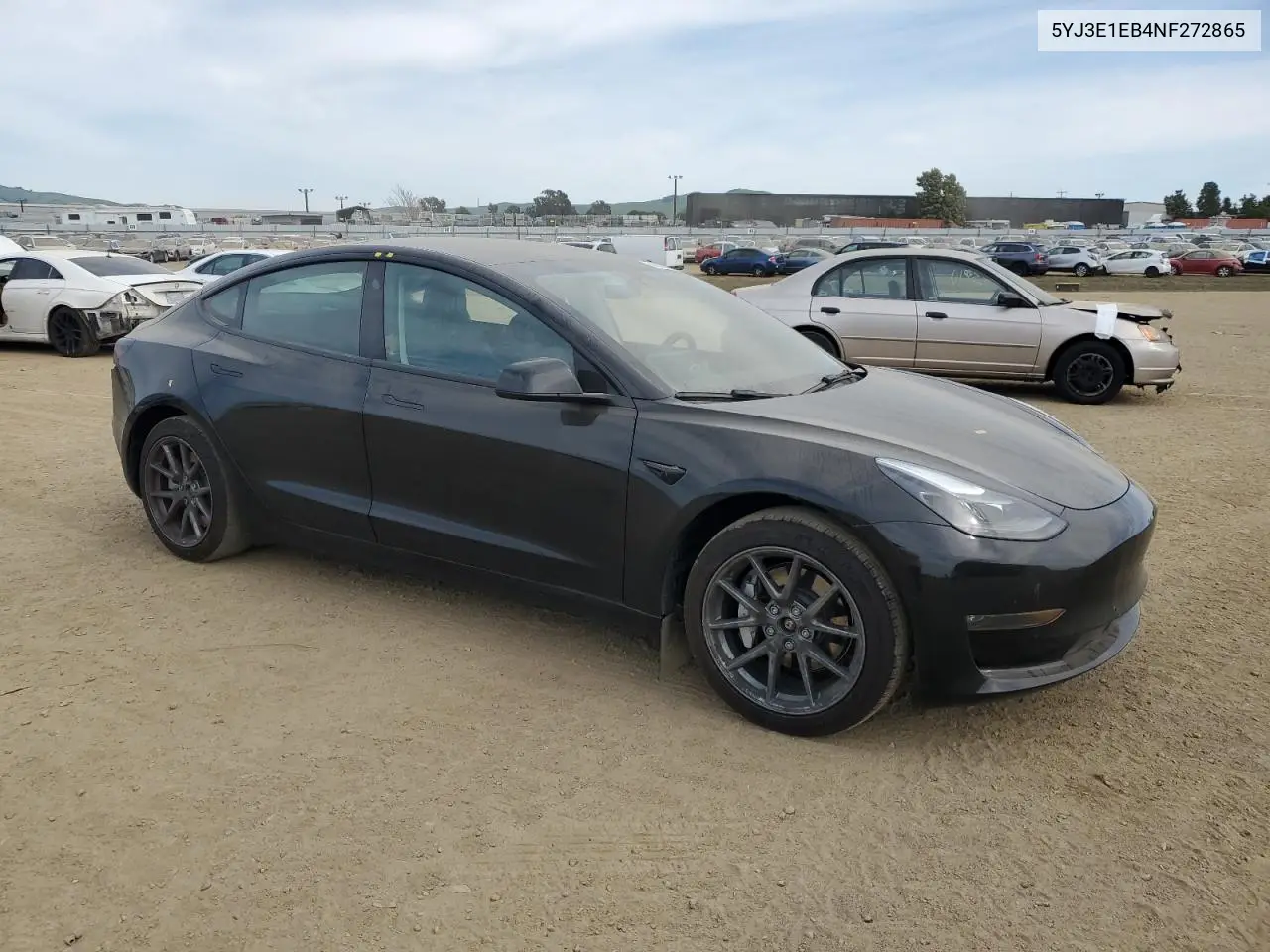 2022 Tesla Model 3 VIN: 5YJ3E1EB4NF272865 Lot: 47019265
