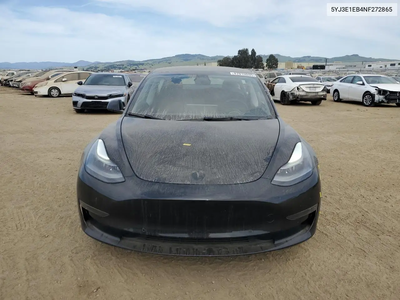 2022 Tesla Model 3 VIN: 5YJ3E1EB4NF272865 Lot: 47019265