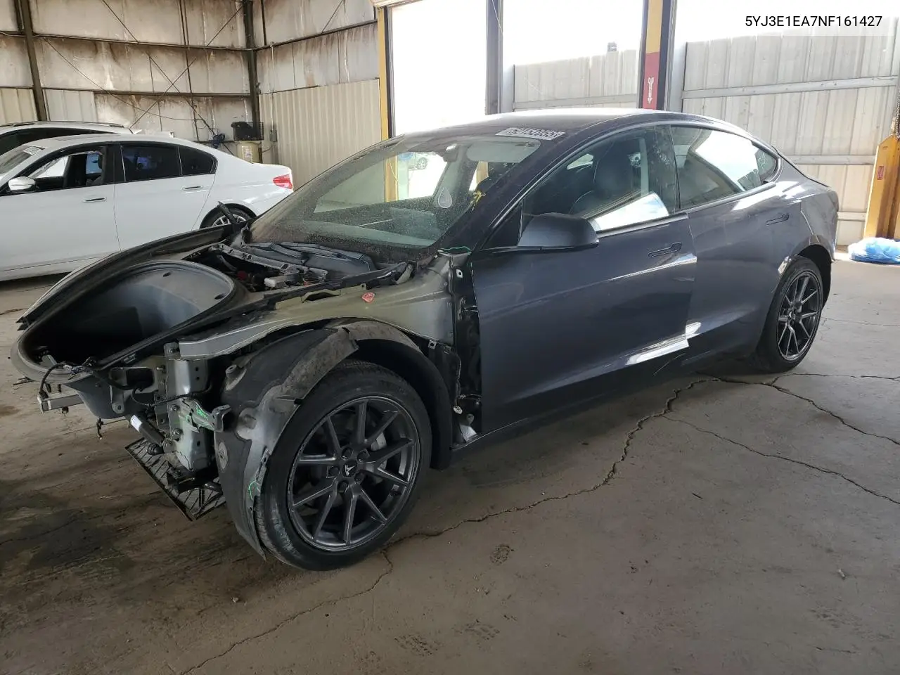 2022 Tesla Model 3 VIN: 5YJ3E1EA7NF161427 Lot: 52152055