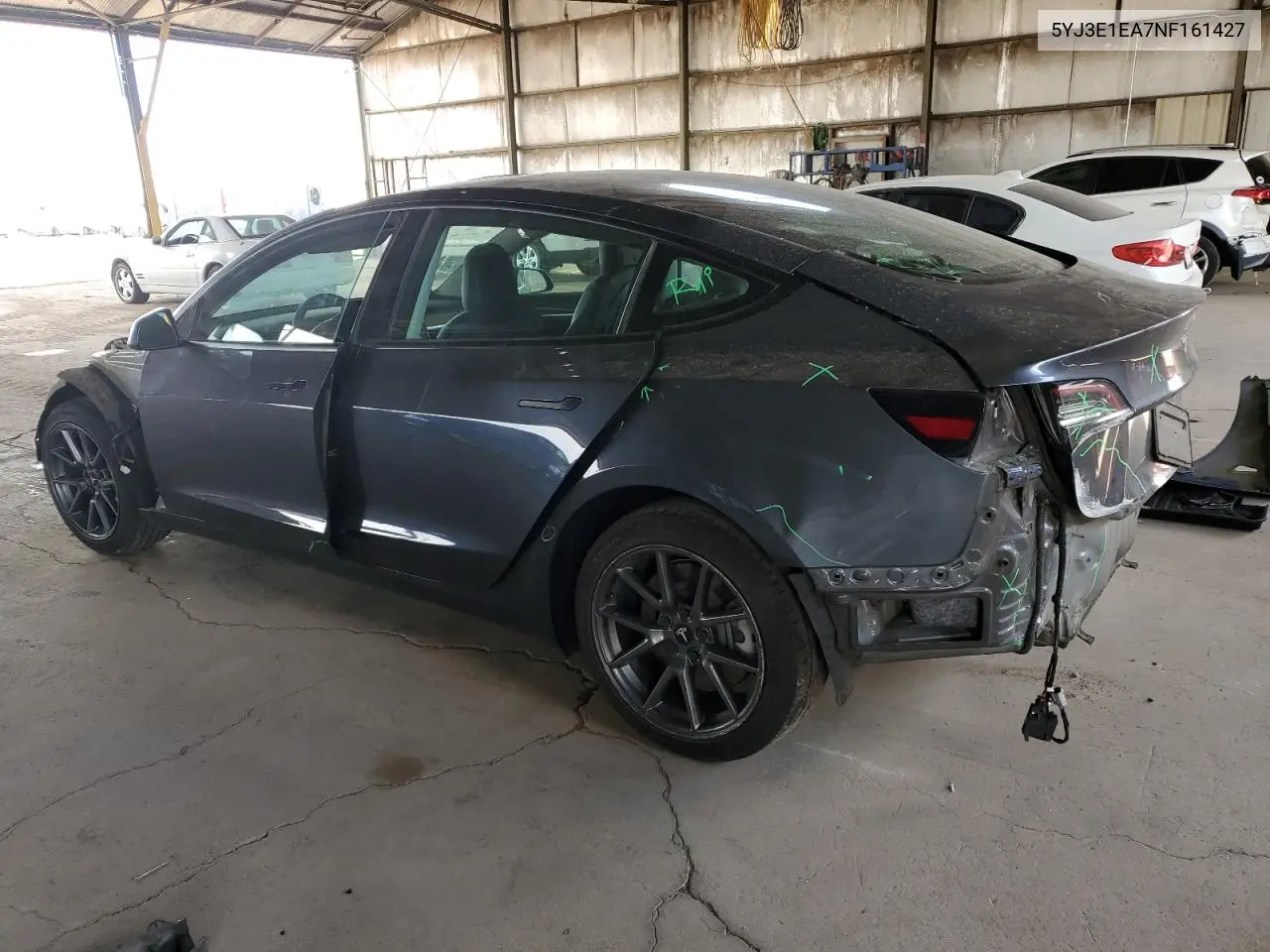 2022 Tesla Model 3 VIN: 5YJ3E1EA7NF161427 Lot: 52152055