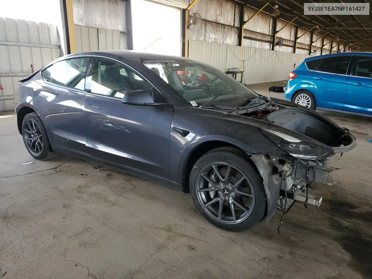 2022 Tesla Model 3 VIN: 5YJ3E1EA7NF161427 Lot: 52152055