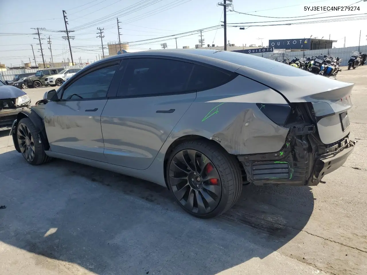 2022 Tesla Model 3 VIN: 5YJ3E1EC4NF279274 Lot: 52165585