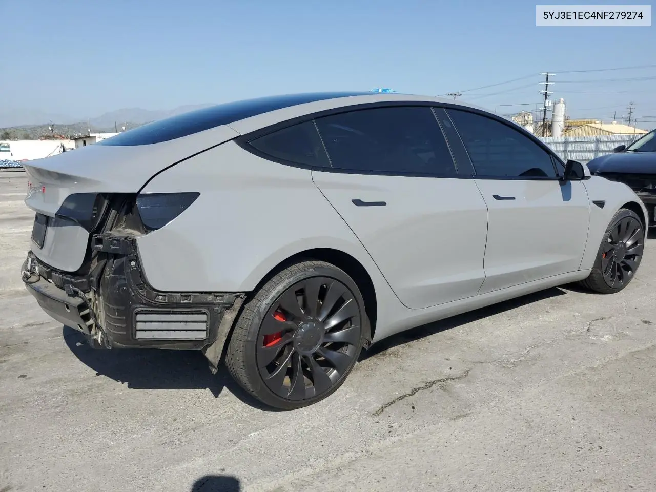 2022 Tesla Model 3 VIN: 5YJ3E1EC4NF279274 Lot: 52165585