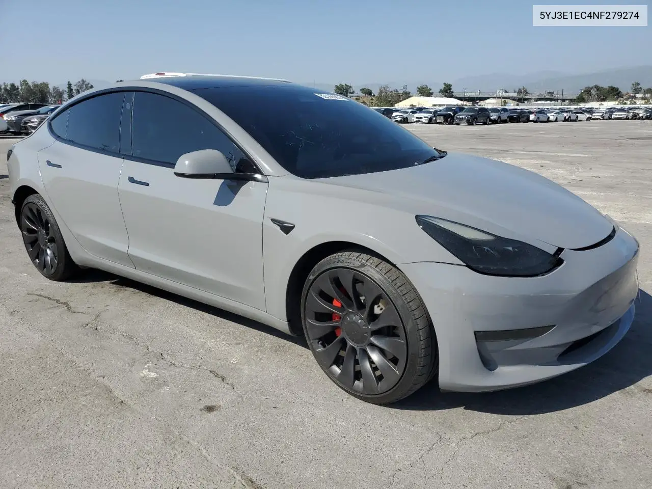 2022 Tesla Model 3 VIN: 5YJ3E1EC4NF279274 Lot: 52165585