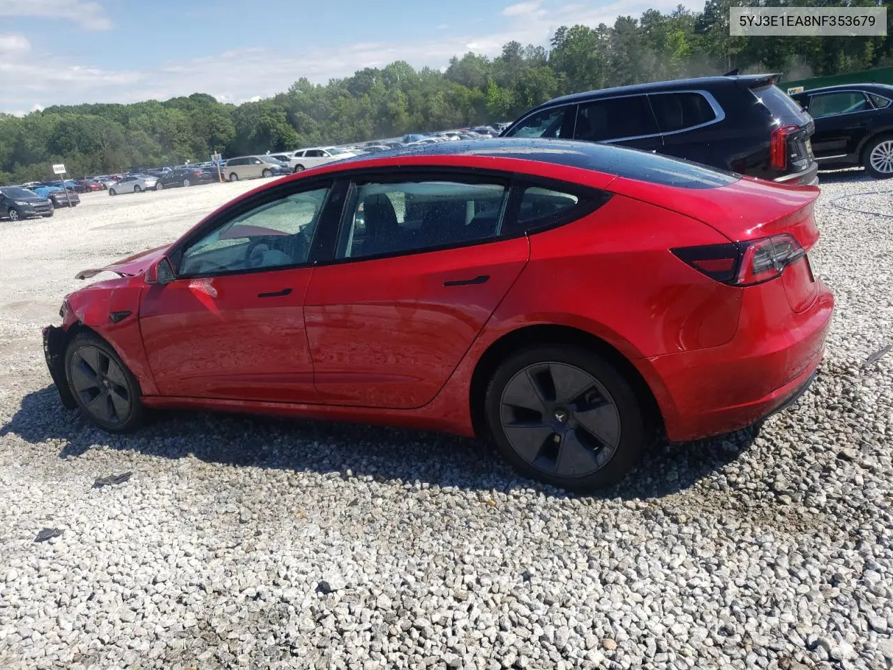 2022 Tesla Model 3 VIN: 5YJ3E1EA8NF353679 Lot: 56831495