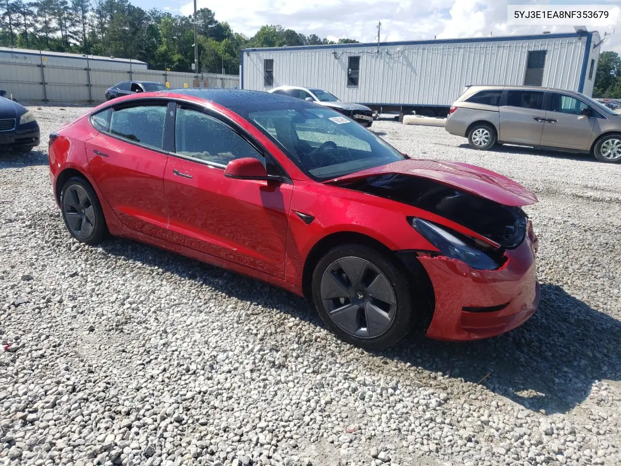 2022 Tesla Model 3 VIN: 5YJ3E1EA8NF353679 Lot: 56831495