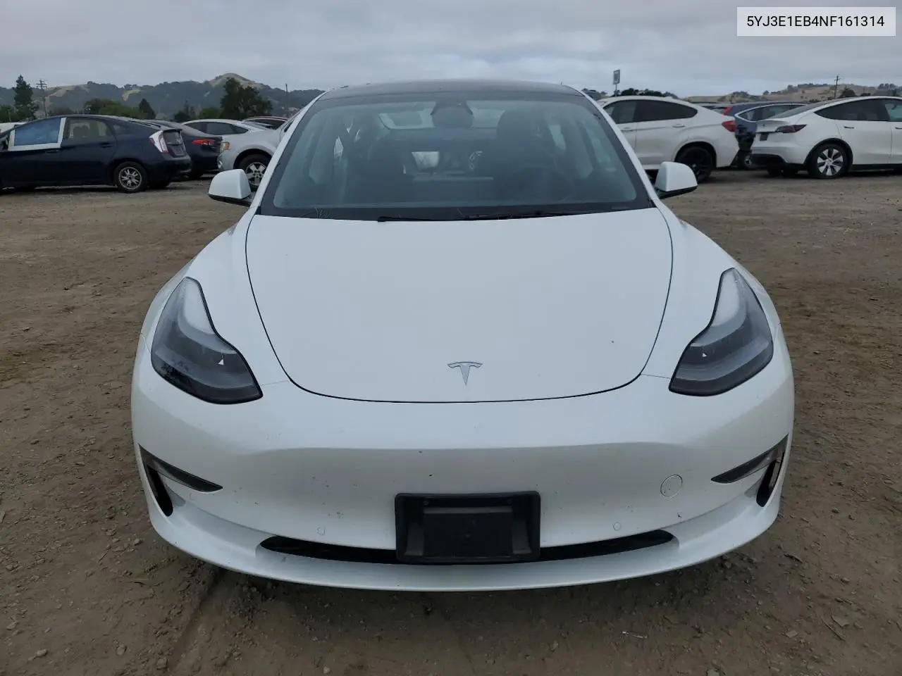 2022 Tesla Model 3 VIN: 5YJ3E1EB4NF161314 Lot: 57060725