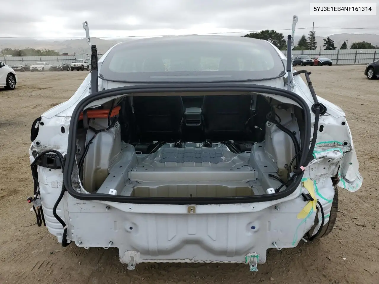 2022 Tesla Model 3 VIN: 5YJ3E1EB4NF161314 Lot: 57060725