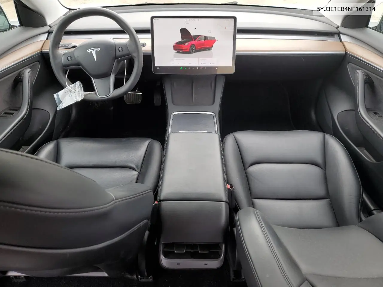 2022 Tesla Model 3 VIN: 5YJ3E1EB4NF161314 Lot: 57060725