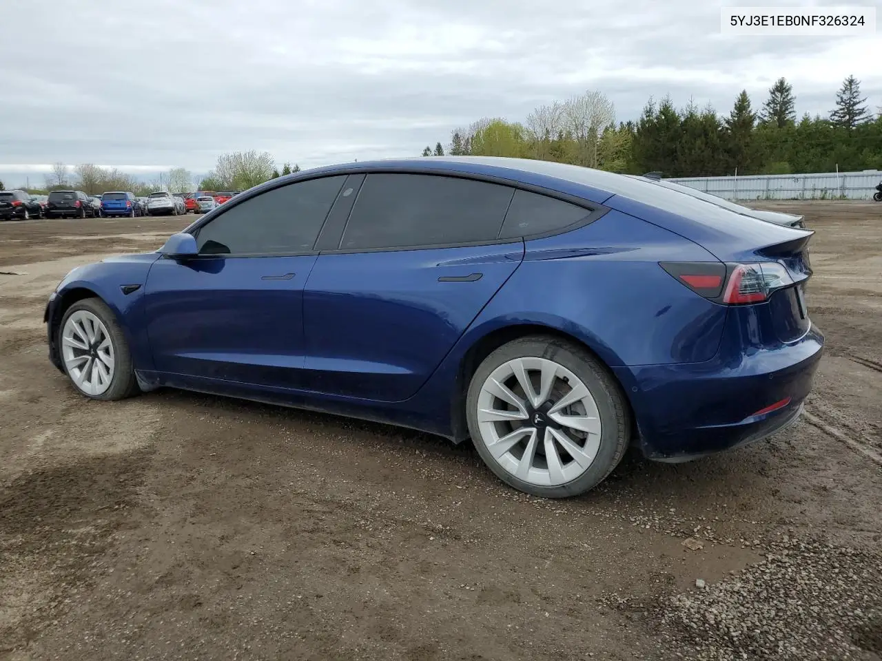 2022 Tesla Model 3 VIN: 5YJ3E1EB0NF326324 Lot: 57064945