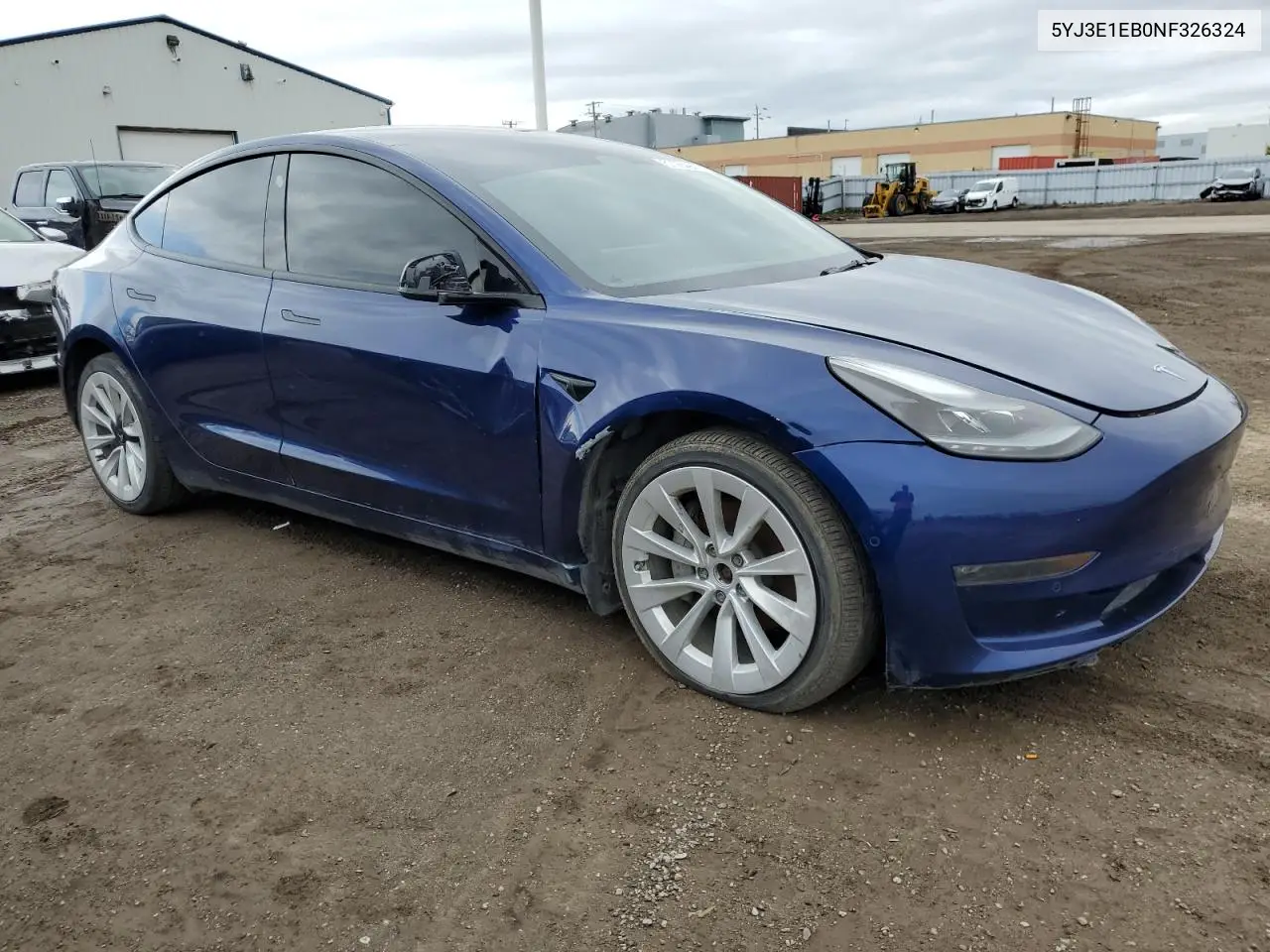 2022 Tesla Model 3 VIN: 5YJ3E1EB0NF326324 Lot: 57064945