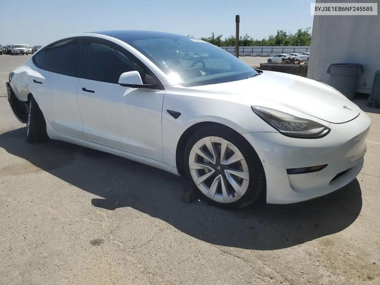 2022 Tesla Model 3 VIN: 5YJ3E1EB6NF245585 Lot: 59796565