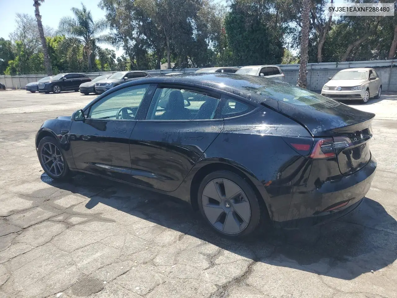 2022 Tesla Model 3 VIN: 5YJ3E1EAXNF288480 Lot: 61374895