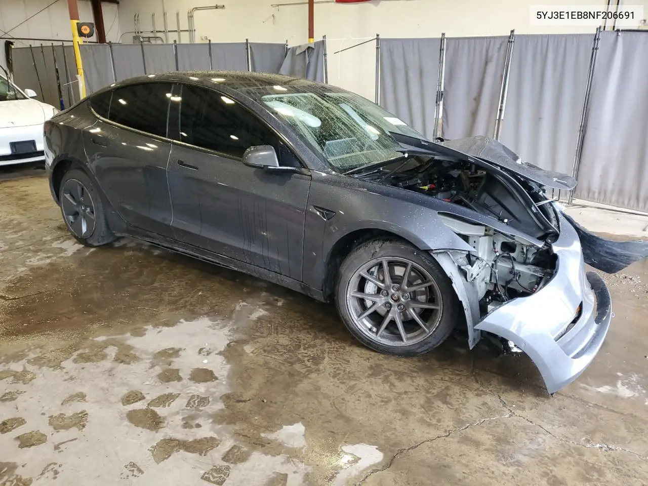 2022 Tesla Model 3 VIN: 5YJ3E1EB8NF206691 Lot: 61411755