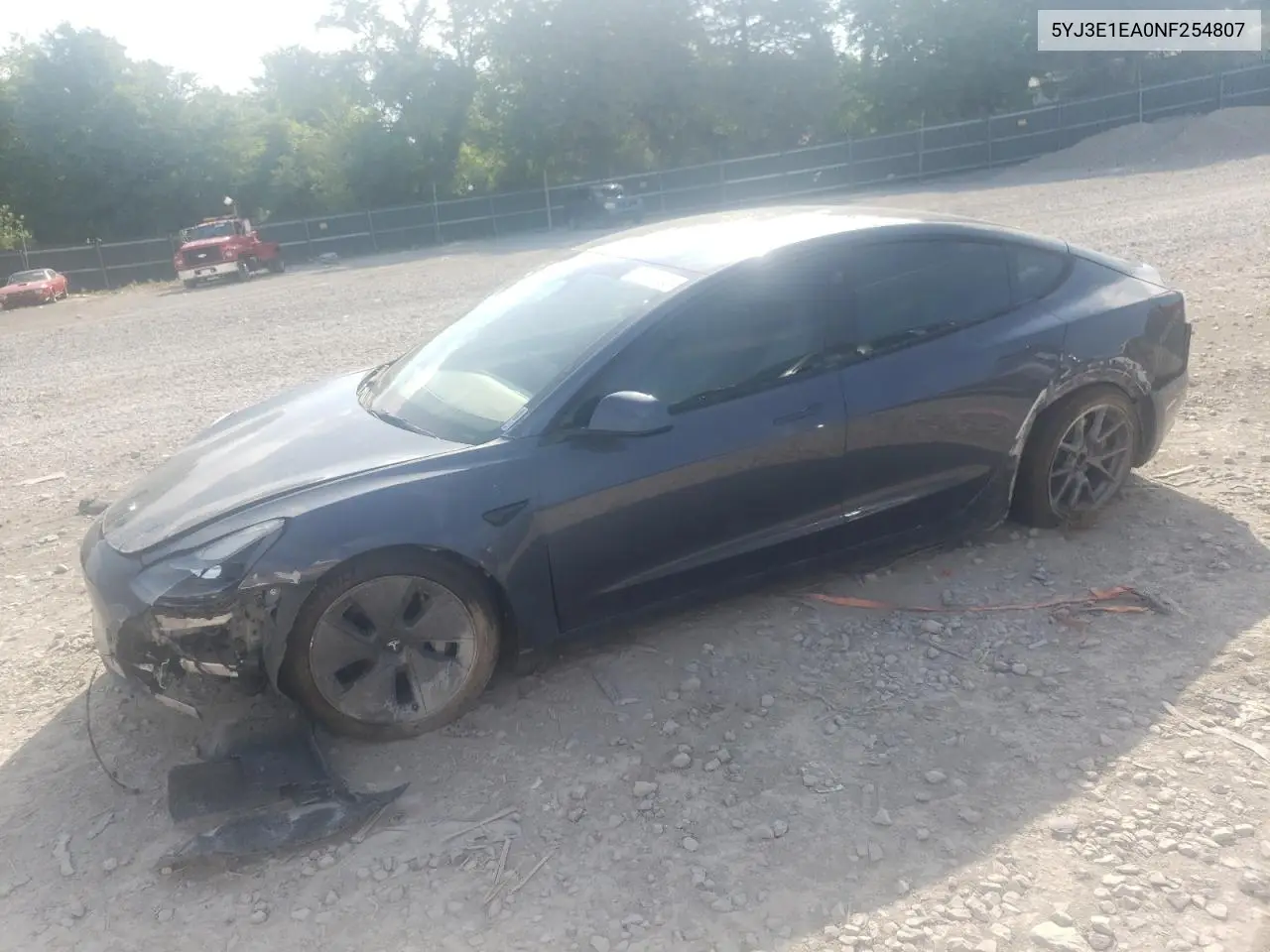 2022 Tesla Model 3 VIN: 5YJ3E1EA0NF254807 Lot: 61753605