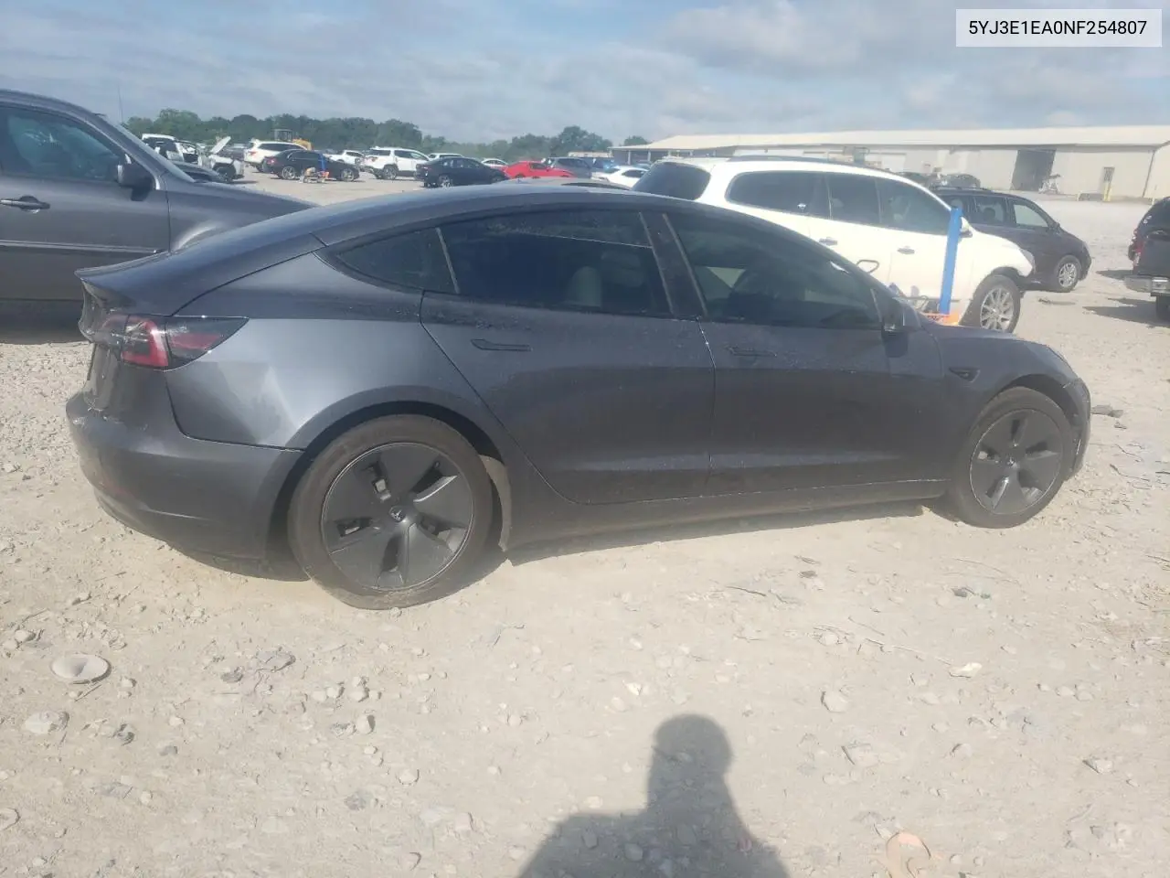 2022 Tesla Model 3 VIN: 5YJ3E1EA0NF254807 Lot: 61753605