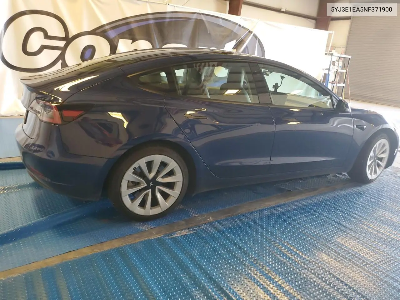 2022 Tesla Model 3 VIN: 5YJ3E1EA5NF371900 Lot: 62256215