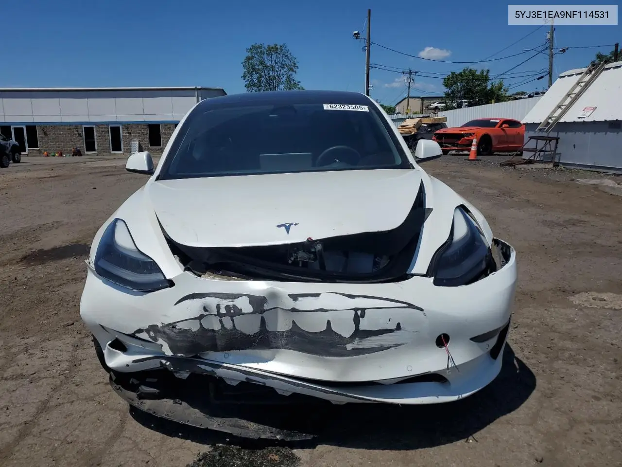 2022 Tesla Model 3 VIN: 5YJ3E1EA9NF114531 Lot: 62323505
