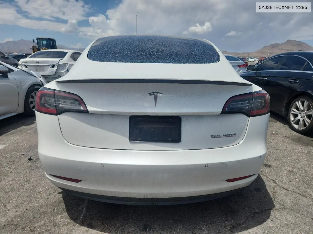 2022 Tesla Model 3 VIN: 5YJ3E1ECXNF112286 Lot: 62369085