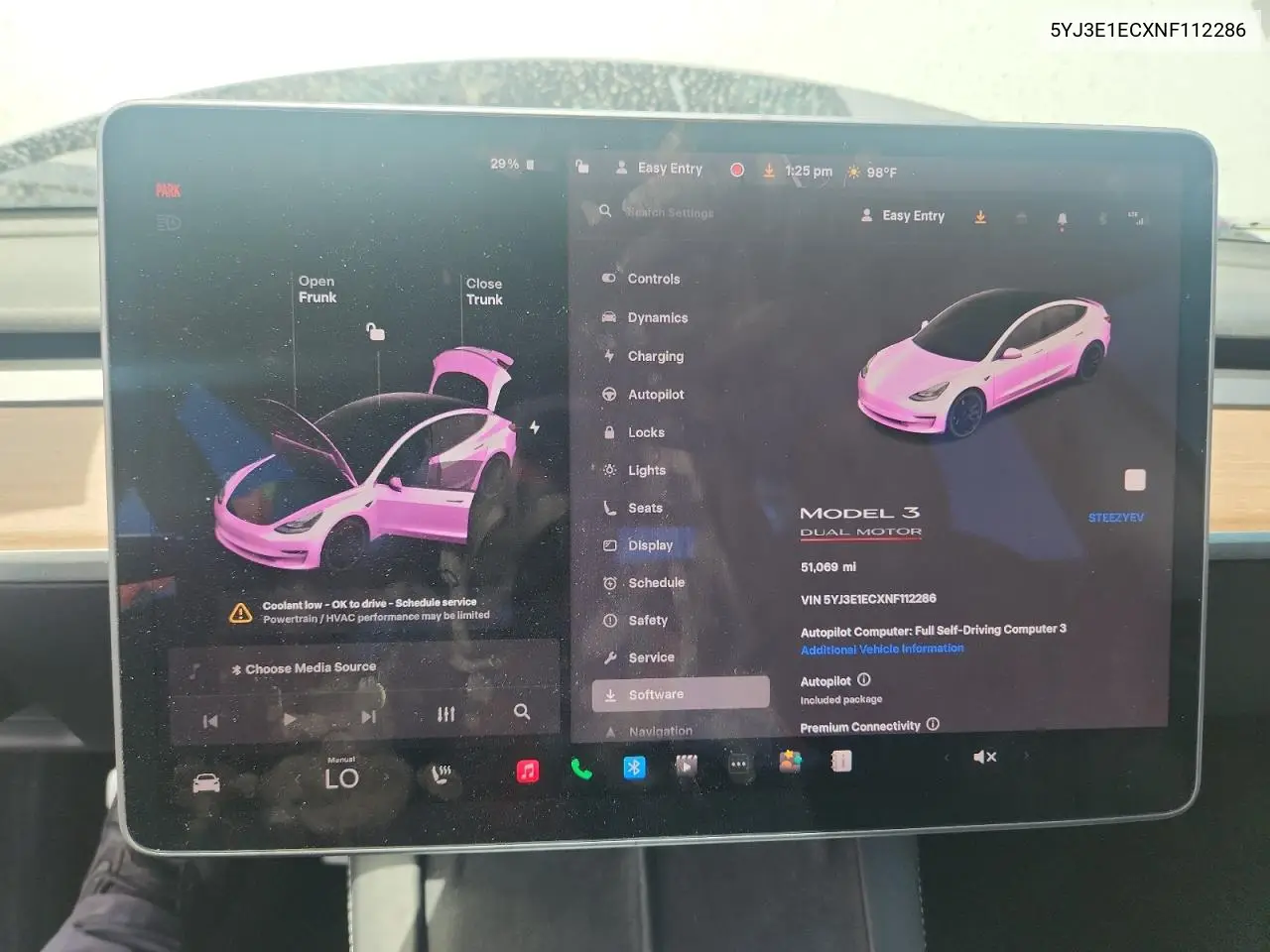 2022 Tesla Model 3 VIN: 5YJ3E1ECXNF112286 Lot: 62369085