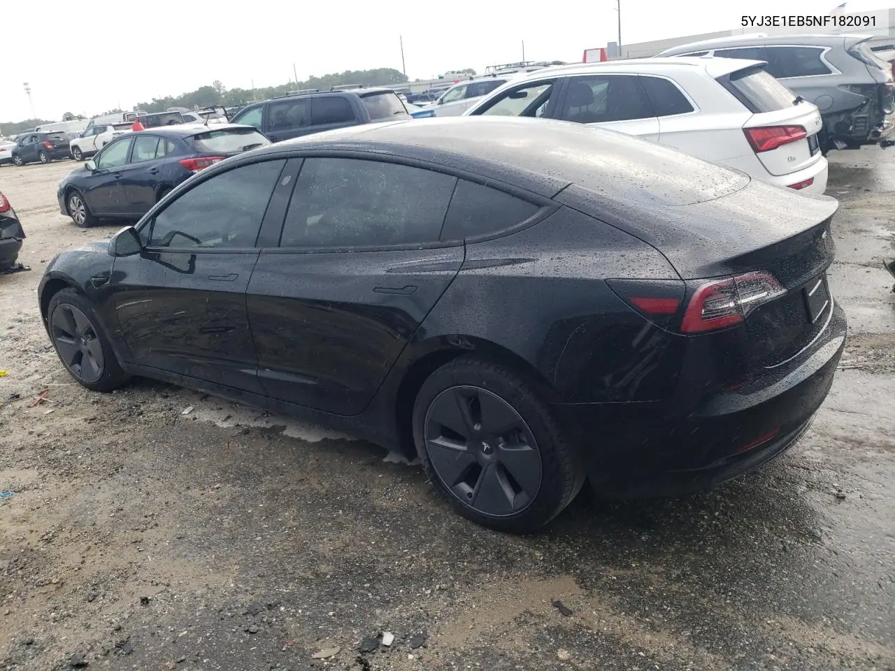 2022 Tesla Model 3 VIN: 5YJ3E1EB5NF182091 Lot: 62592265