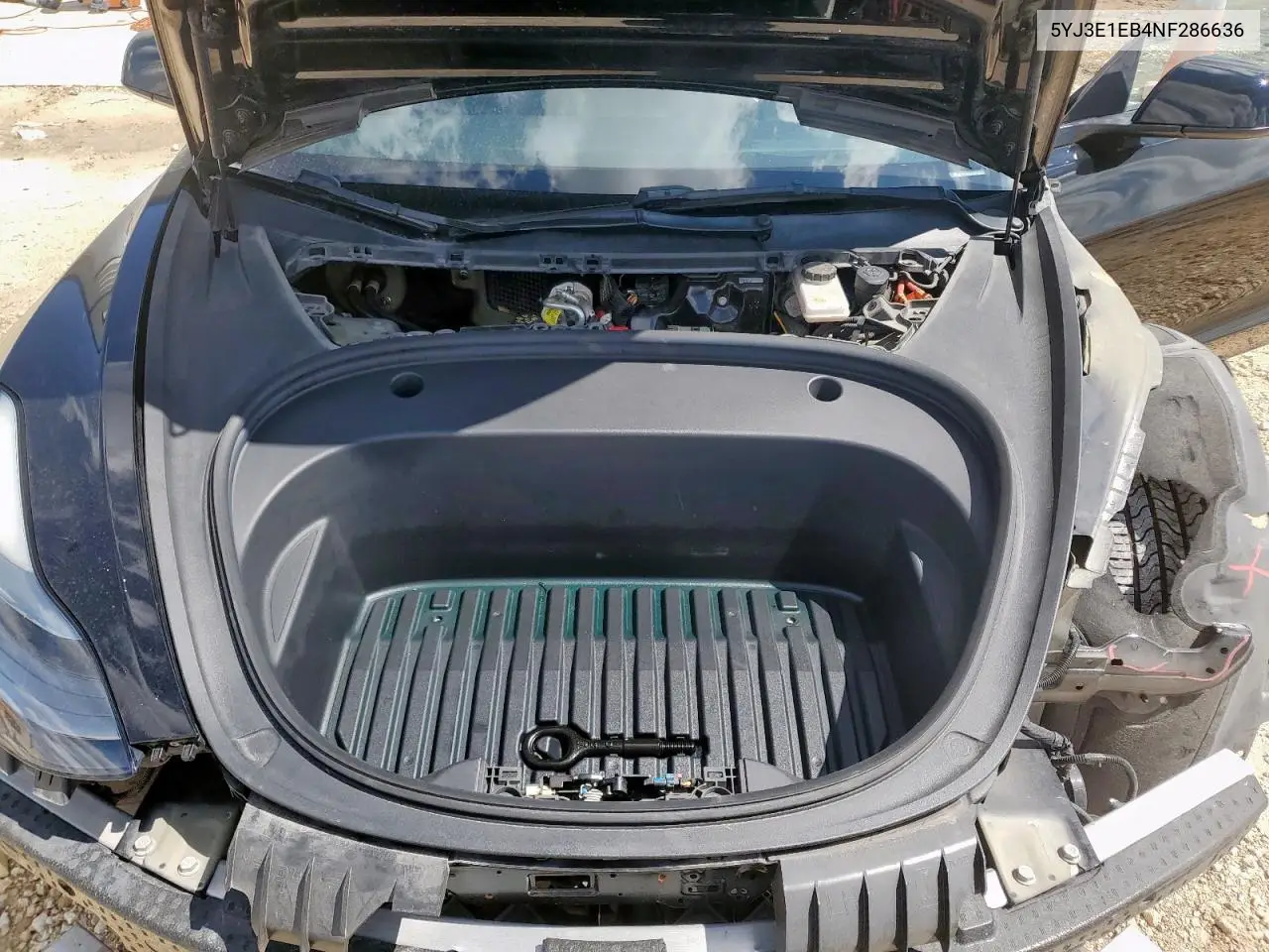 2022 Tesla Model 3 VIN: 5YJ3E1EB4NF286636 Lot: 62825175