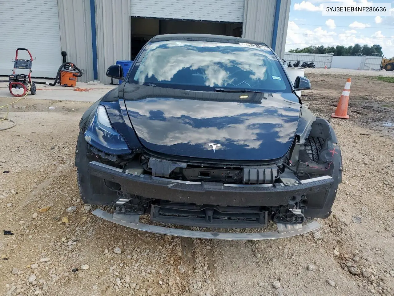 2022 Tesla Model 3 VIN: 5YJ3E1EB4NF286636 Lot: 62825175