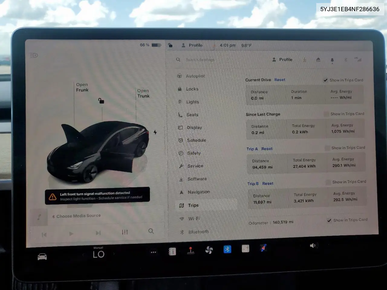 2022 Tesla Model 3 VIN: 5YJ3E1EB4NF286636 Lot: 62825175