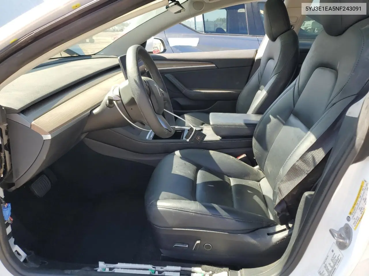 2022 Tesla Model 3 VIN: 5YJ3E1EA5NF243091 Lot: 62852605