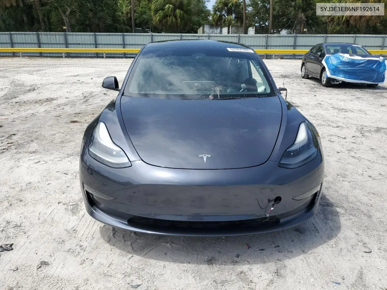 2022 Tesla Model 3 VIN: 5YJ3E1EB6NF192614 Lot: 62984485