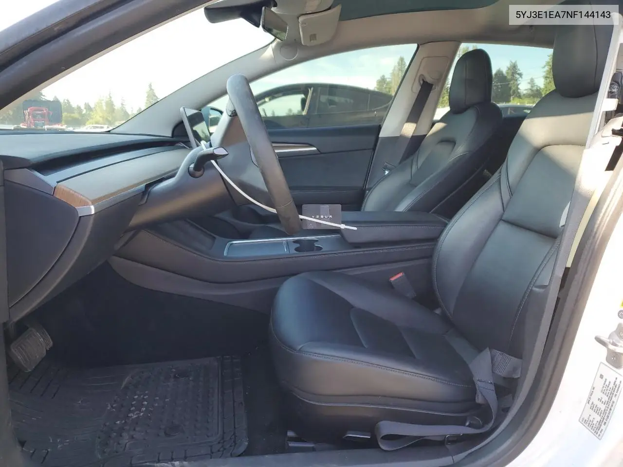 2022 Tesla Model 3 VIN: 5YJ3E1EA7NF144143 Lot: 63061525