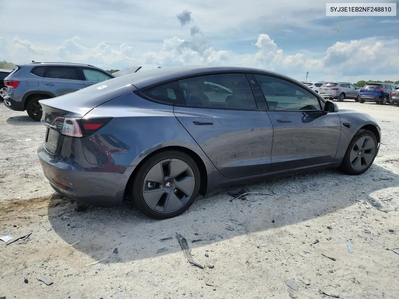 2022 Tesla Model 3 VIN: 5YJ3E1EB2NF248810 Lot: 63550085