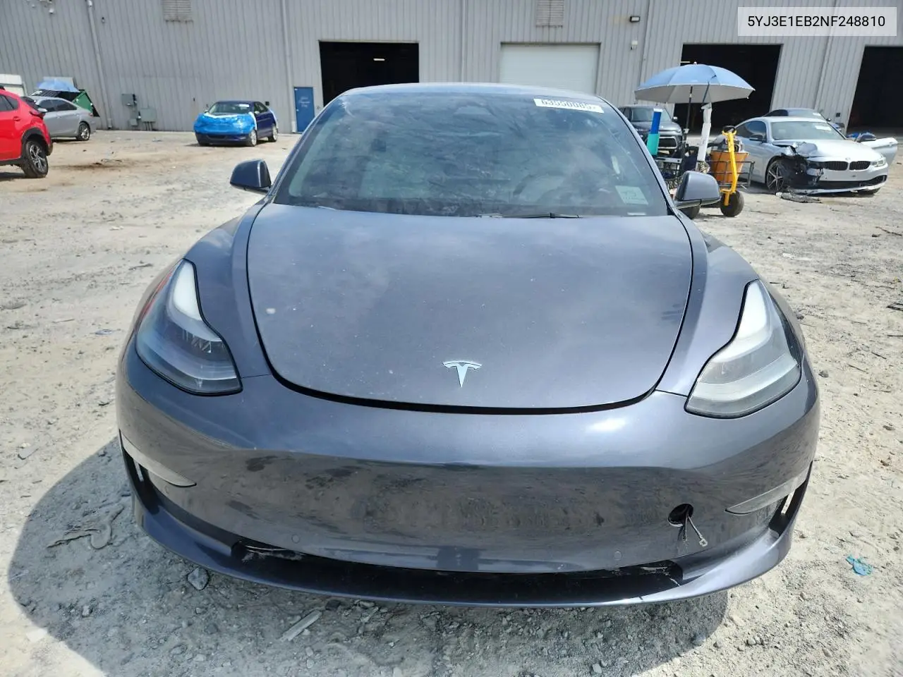 2022 Tesla Model 3 VIN: 5YJ3E1EB2NF248810 Lot: 63550085
