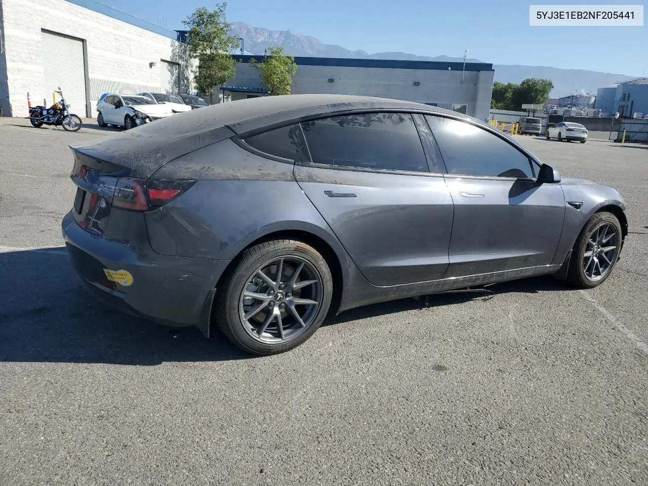 2022 Tesla Model 3 VIN: 5YJ3E1EB2NF205441 Lot: 63665535