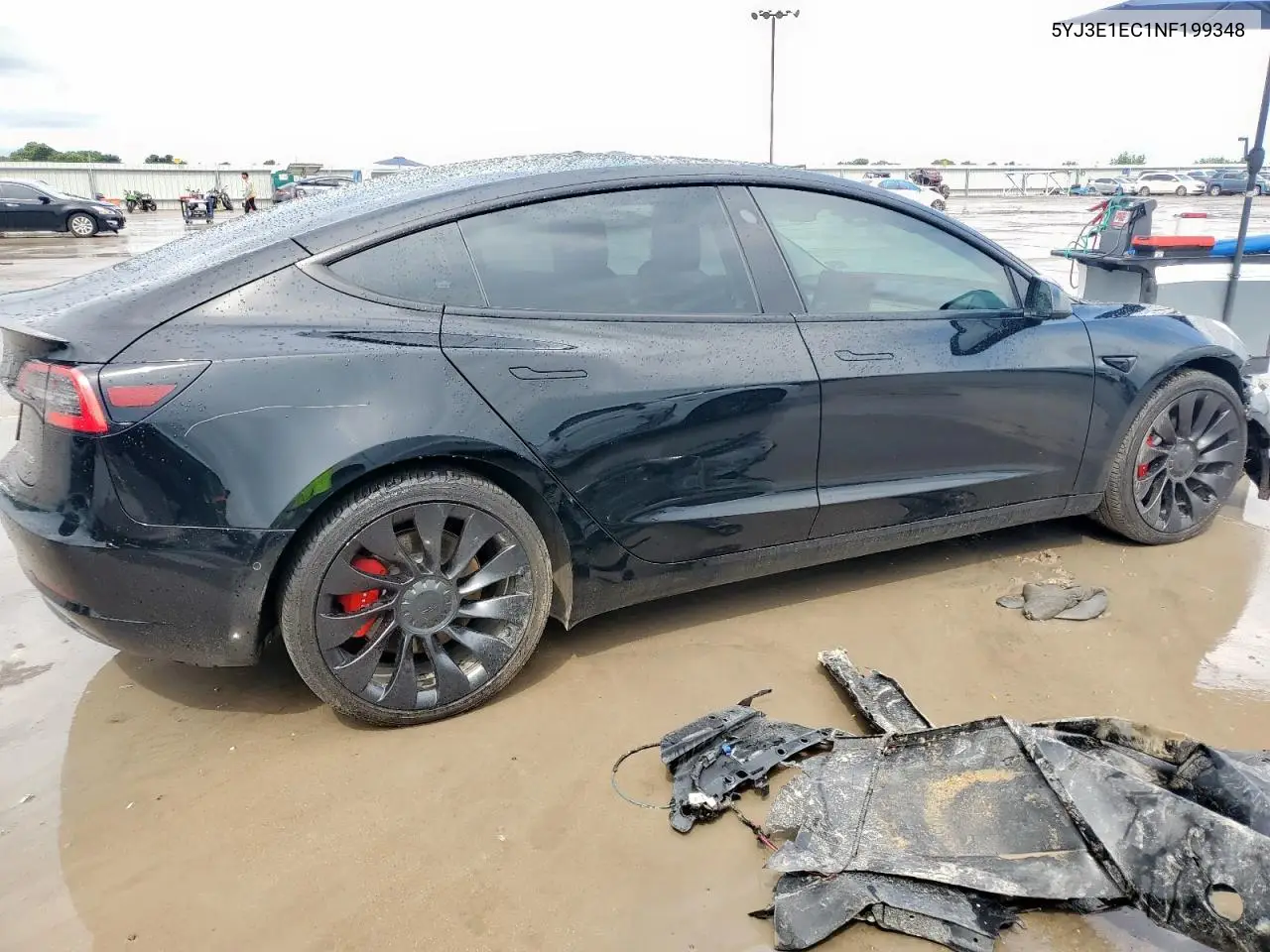 2022 Tesla Model 3 VIN: 5YJ3E1EC1NF199348 Lot: 64236935