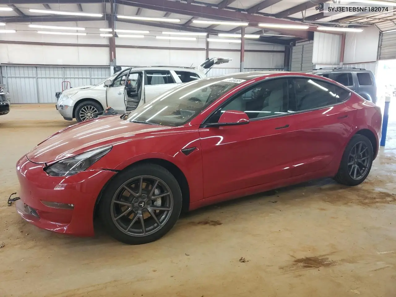 2022 Tesla Model 3 VIN: 5YJ3E1EB5NF182074 Lot: 64267225