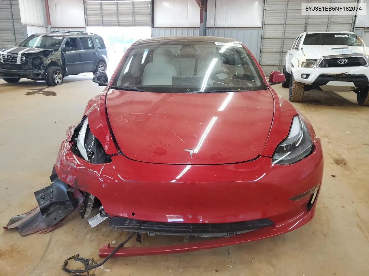 2022 Tesla Model 3 VIN: 5YJ3E1EB5NF182074 Lot: 64267225
