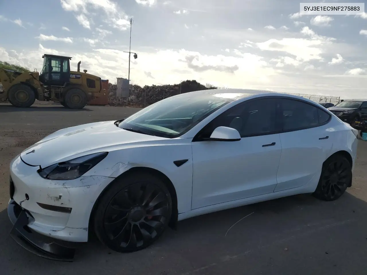 2022 Tesla Model 3 VIN: 5YJ3E1EC9NF275883 Lot: 78108074