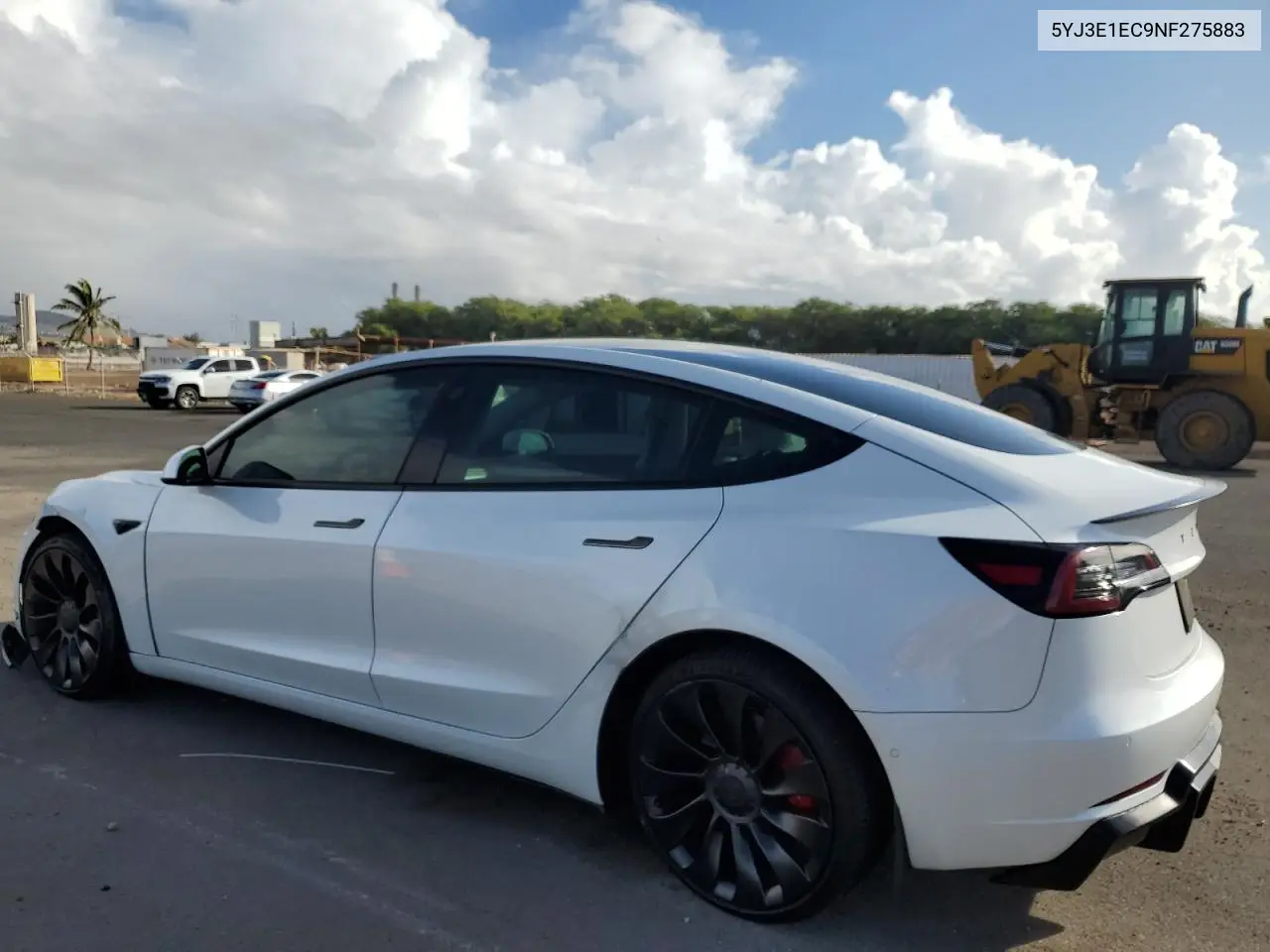 2022 Tesla Model 3 VIN: 5YJ3E1EC9NF275883 Lot: 78108074