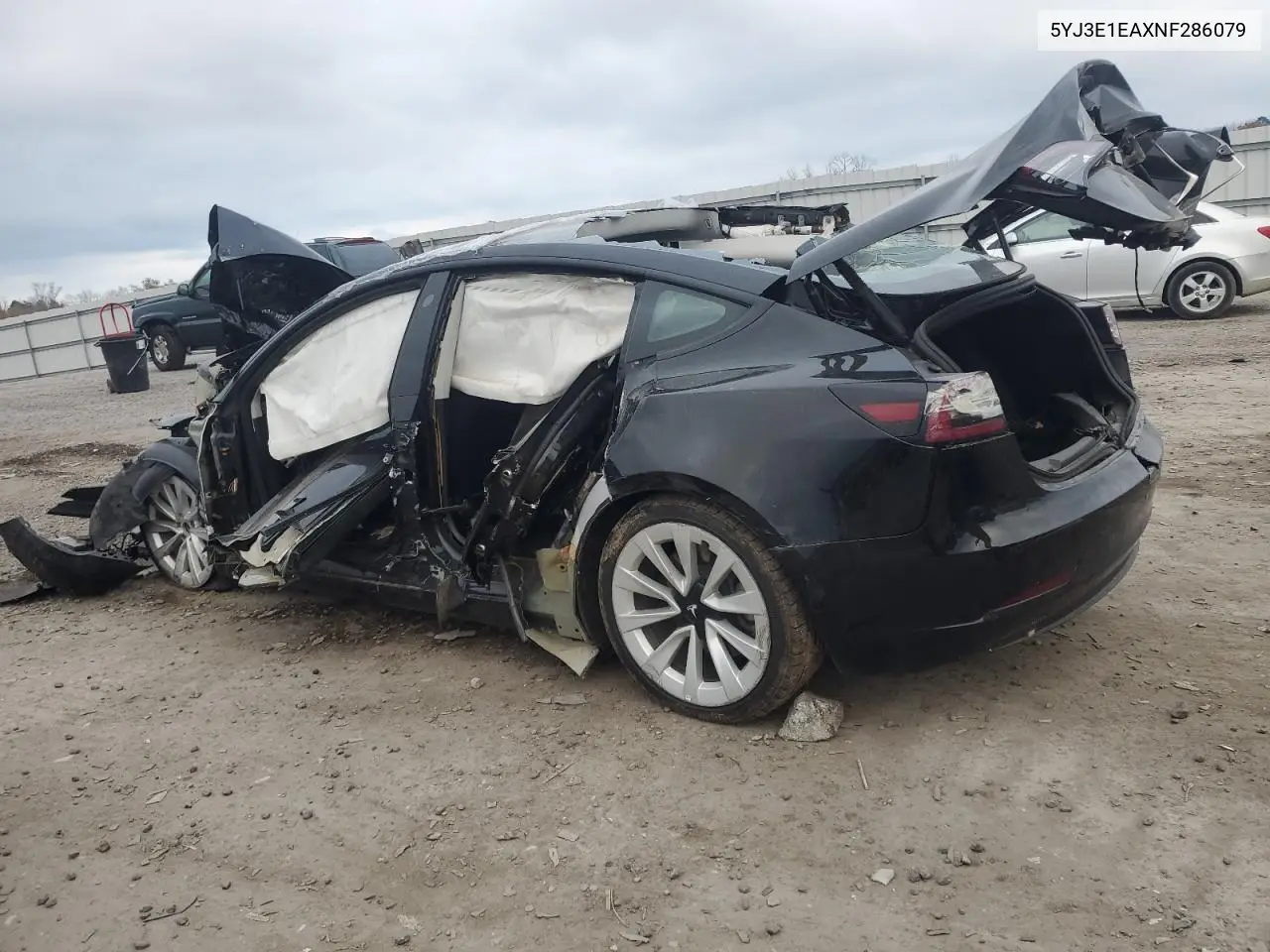 2022 Tesla Model 3 VIN: 5YJ3E1EAXNF286079 Lot: 81528224