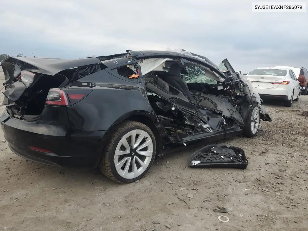 2022 Tesla Model 3 VIN: 5YJ3E1EAXNF286079 Lot: 81528224