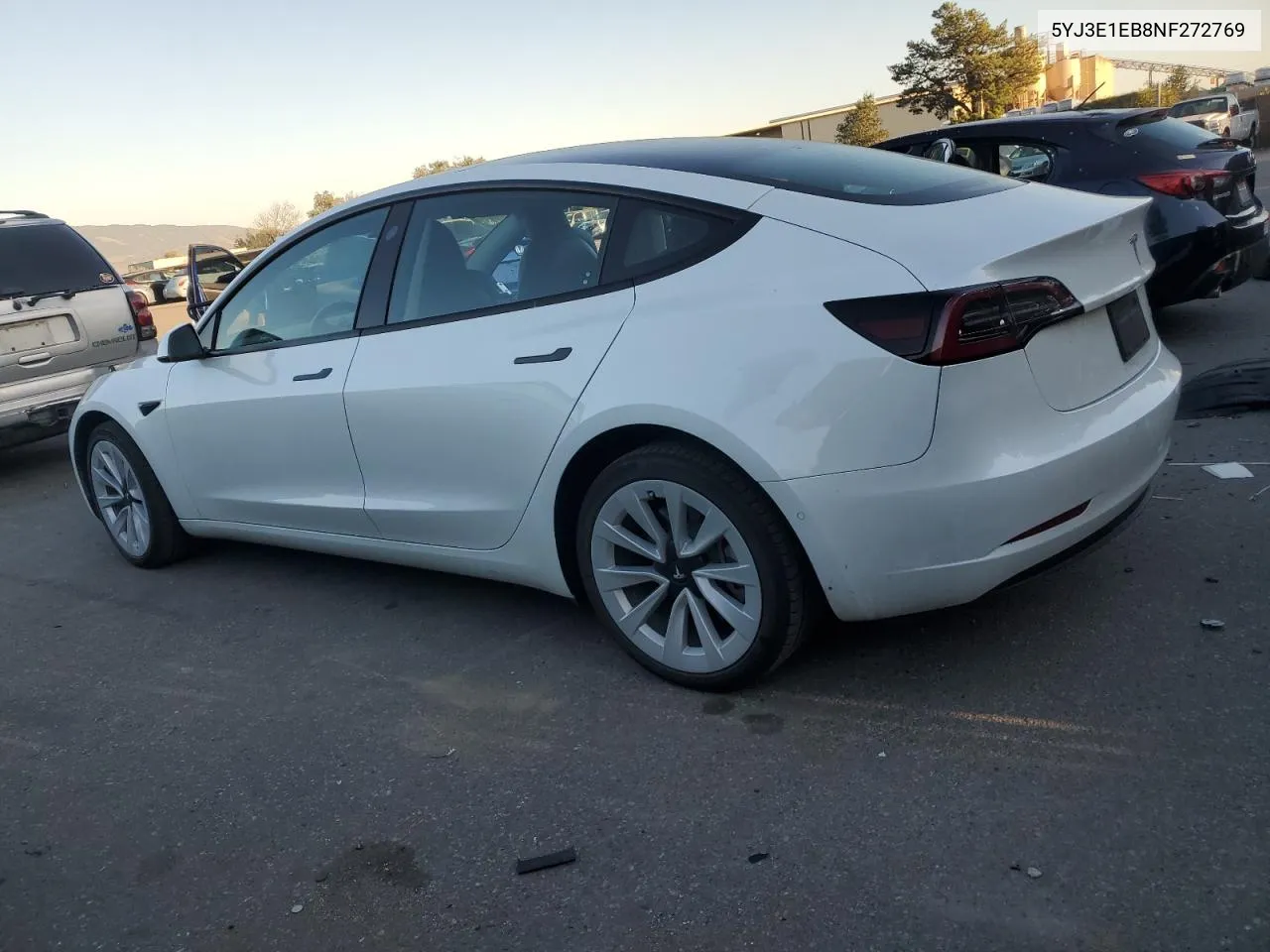 2022 Tesla Model 3 VIN: 5YJ3E1EB8NF272769 Lot: 88595155