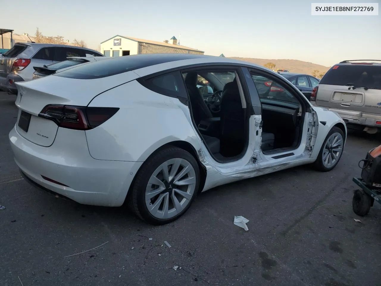2022 Tesla Model 3 VIN: 5YJ3E1EB8NF272769 Lot: 88595155
